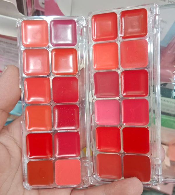 Violet Makeup Lip Cream Matte Color Lipstick Eyeshadow Palette Cosmetics (Free Shipment)