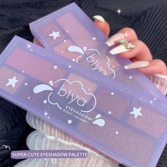 Korean Trending Flash Eight-color Eye Shadow Palette By Biya Cosmetics