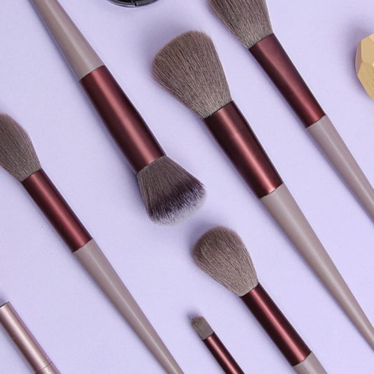 13 Pcs Professional Makeup Brushes Set Cosmetics (Free Shipment)