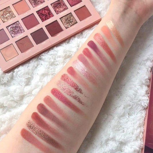 18 Shade Pearlescent Shimmer – Matte Waterproof Nude Eyeshadow Palette Cosmetics (Free Shipment)