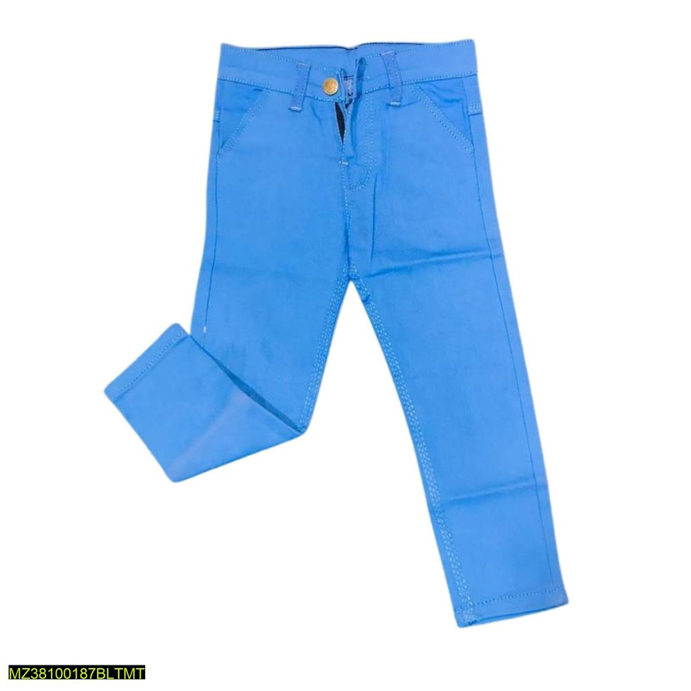 Boys Stitched Cotton Plain Pants (Free Shipment)