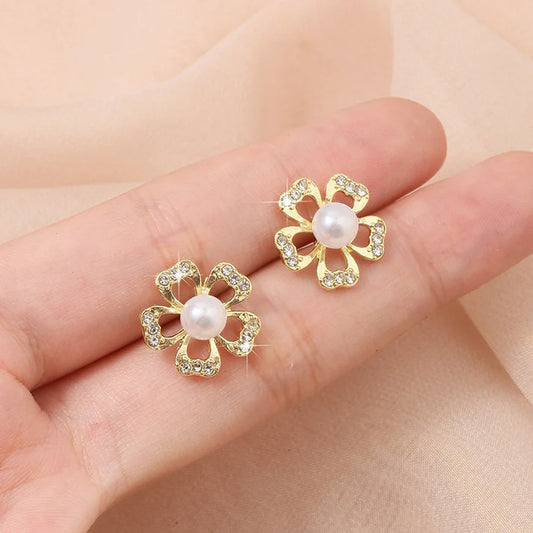 Flower Sparkle Earring/Tops Jewelry