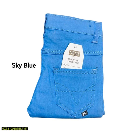 Boys Stitched Cotton Plain Pants (Free Shipment)