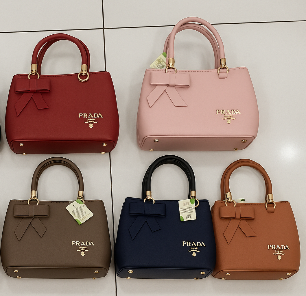 Elegant Bow Top Handle Hand Bag