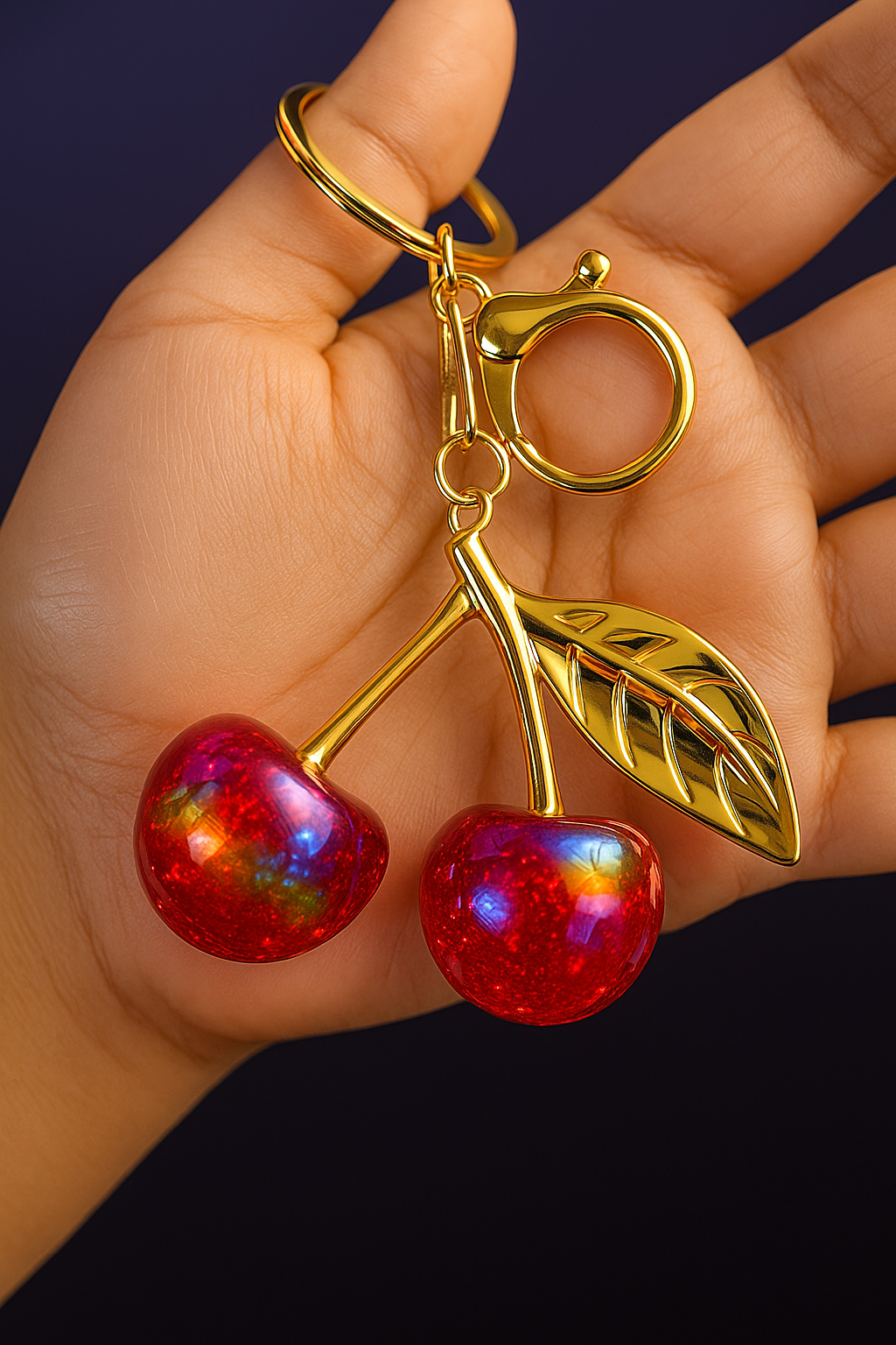 Bag hanging Viral cherry charm