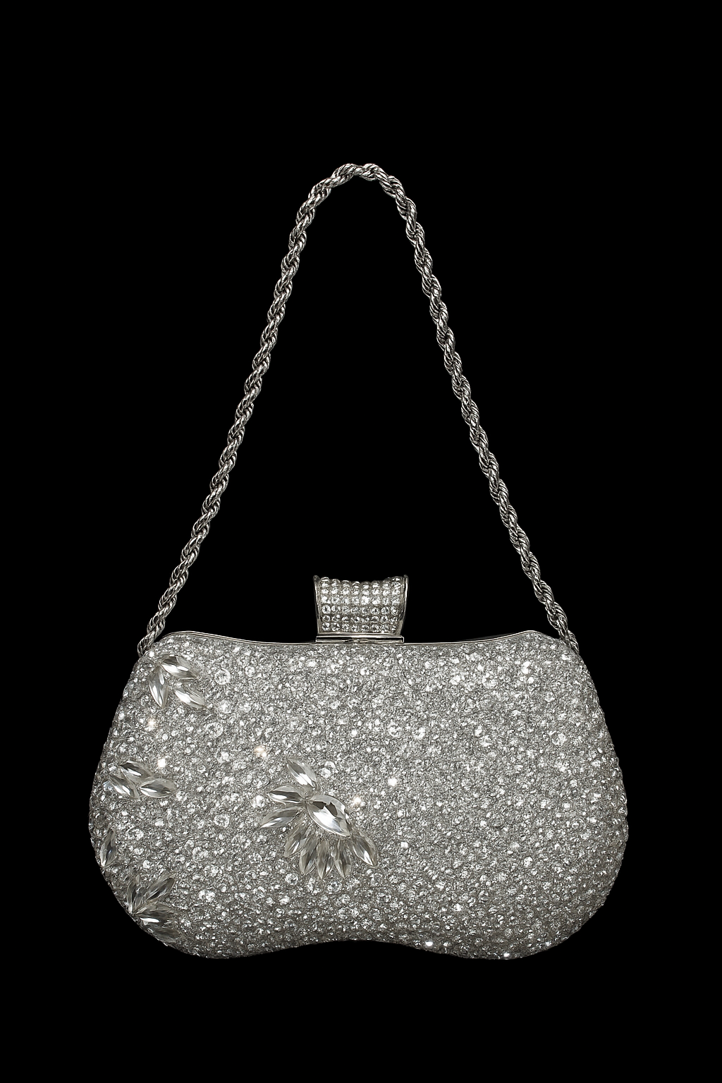 Diamond Luxe Statement Clutch / Bag