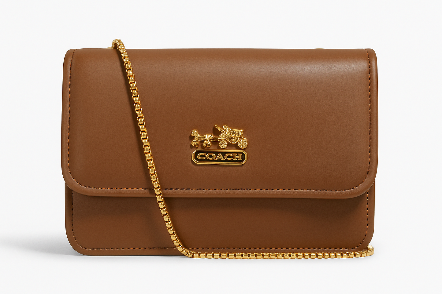 Sling Box Style Logo Cross Body Bag