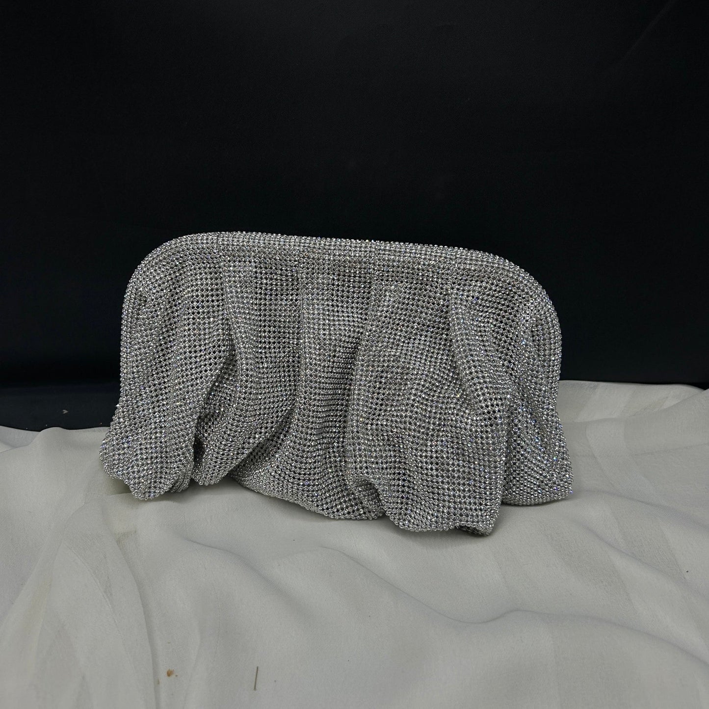 Alvion Rhinestone Clutch Bag