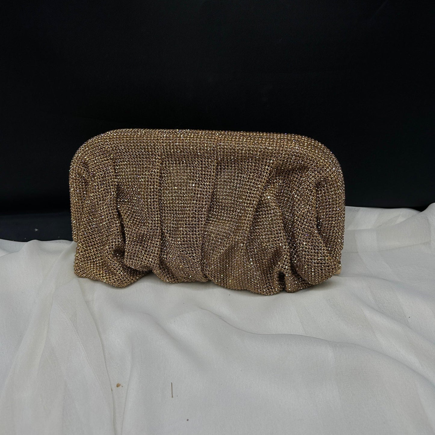 Alvion Rhinestone Clutch Bag