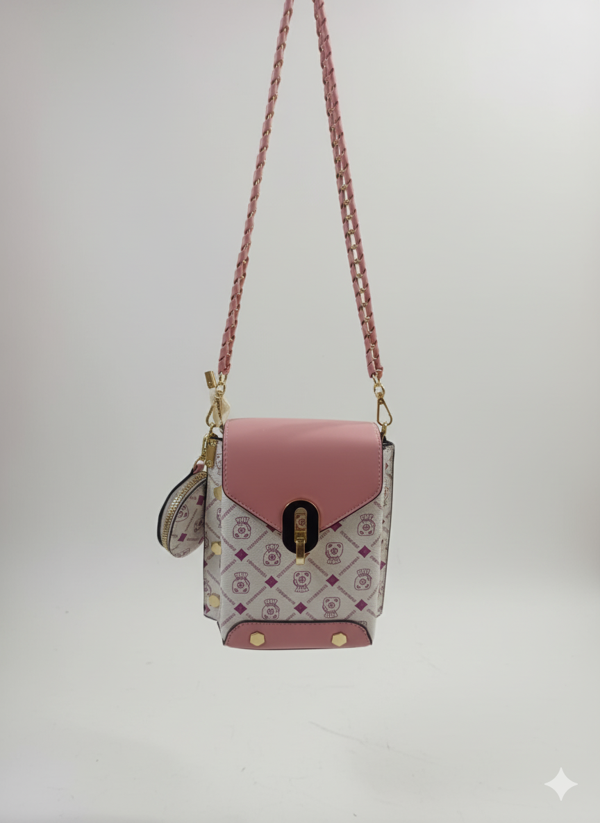 Rosabella Signature Mini Cross Body Bags With Coins Pouch