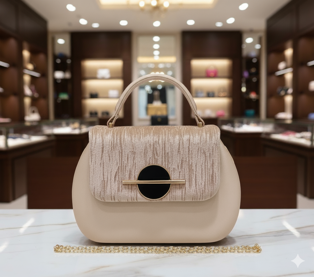 Velvet Charm Luxe Handle Bags