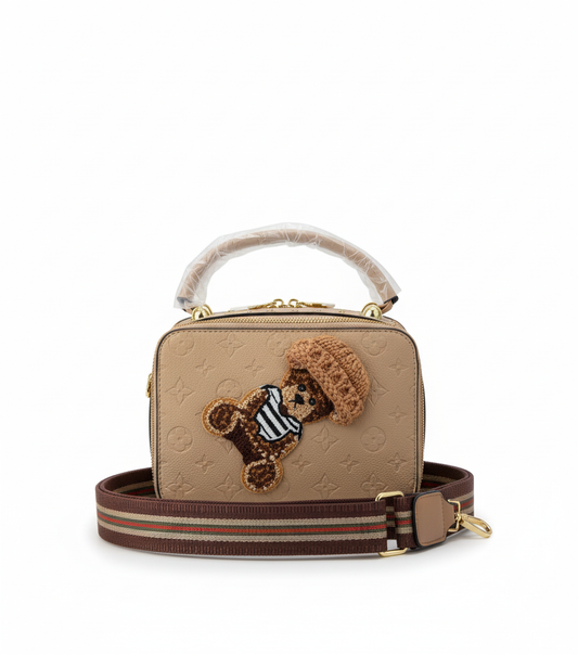 Teddy Charm Box Bag