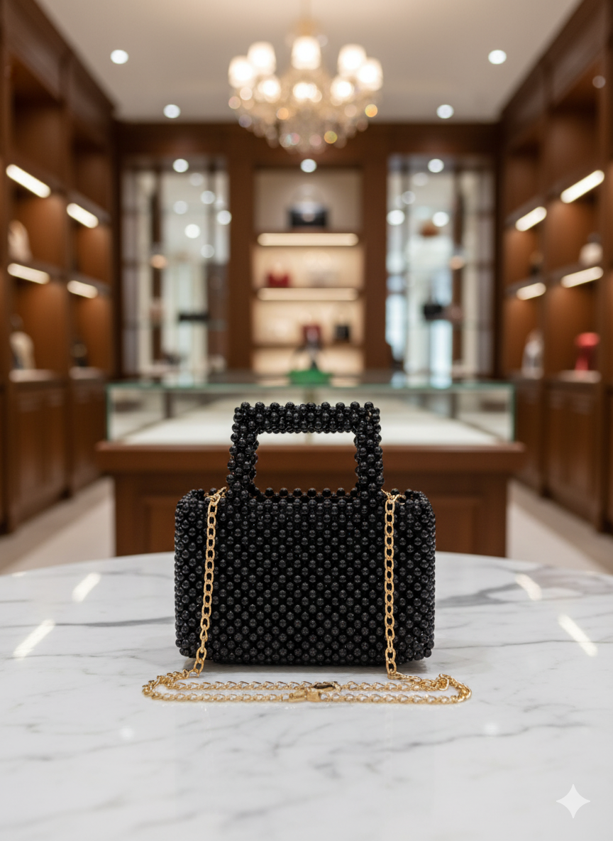 Pearl Grace Bow Hand Bag