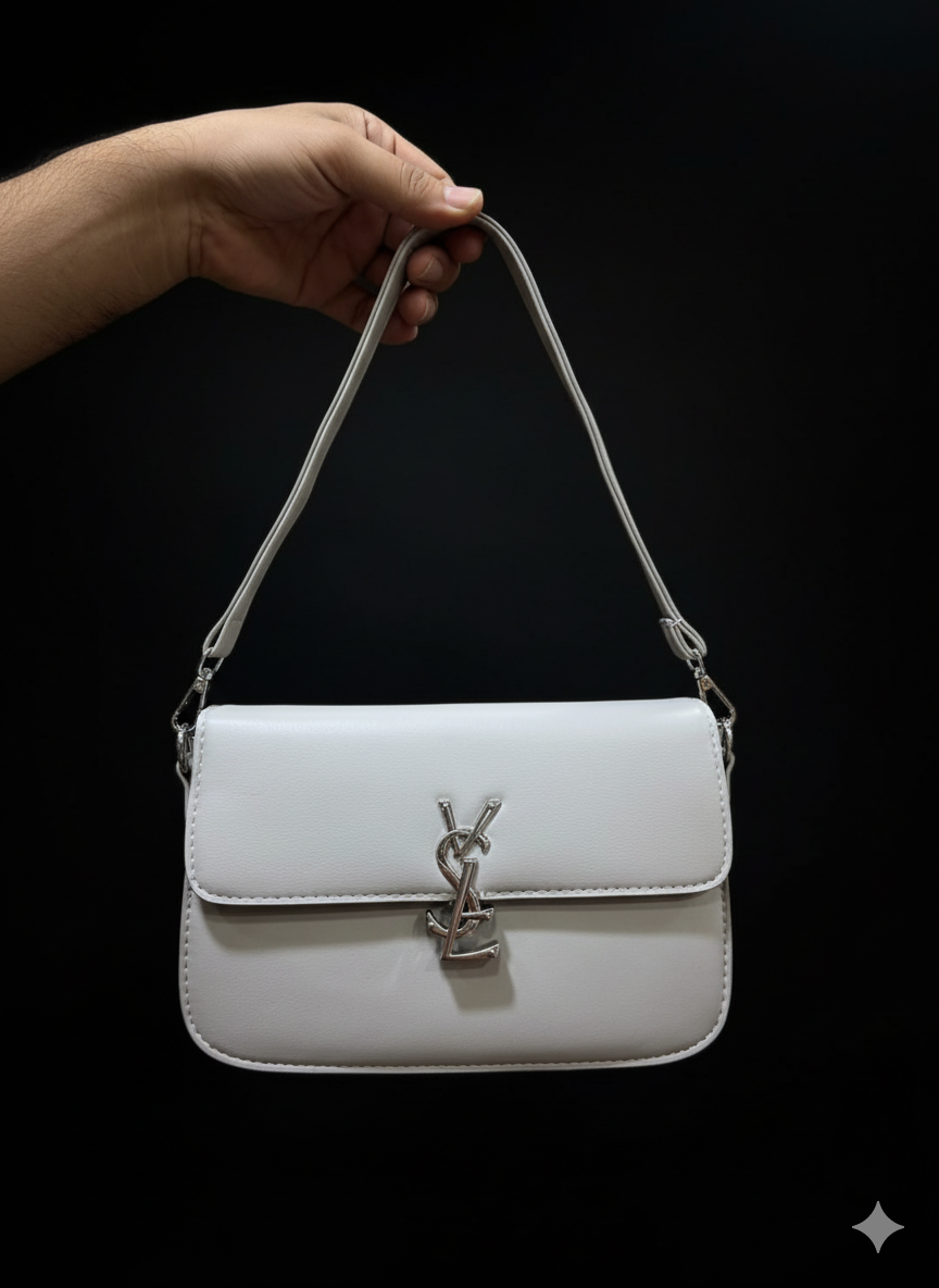 Elegance Logo Flap Shoulder / Hand Bags