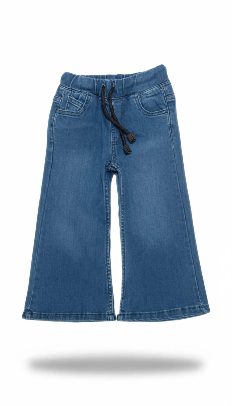 Girls Flapper Jeans – Medium Blue