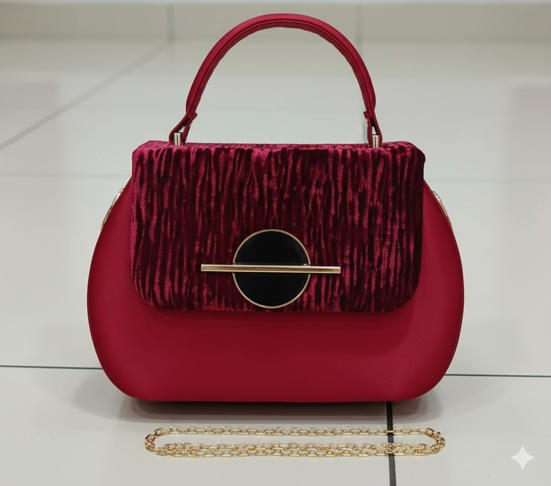 Velvet Charm Luxe Handle Bags