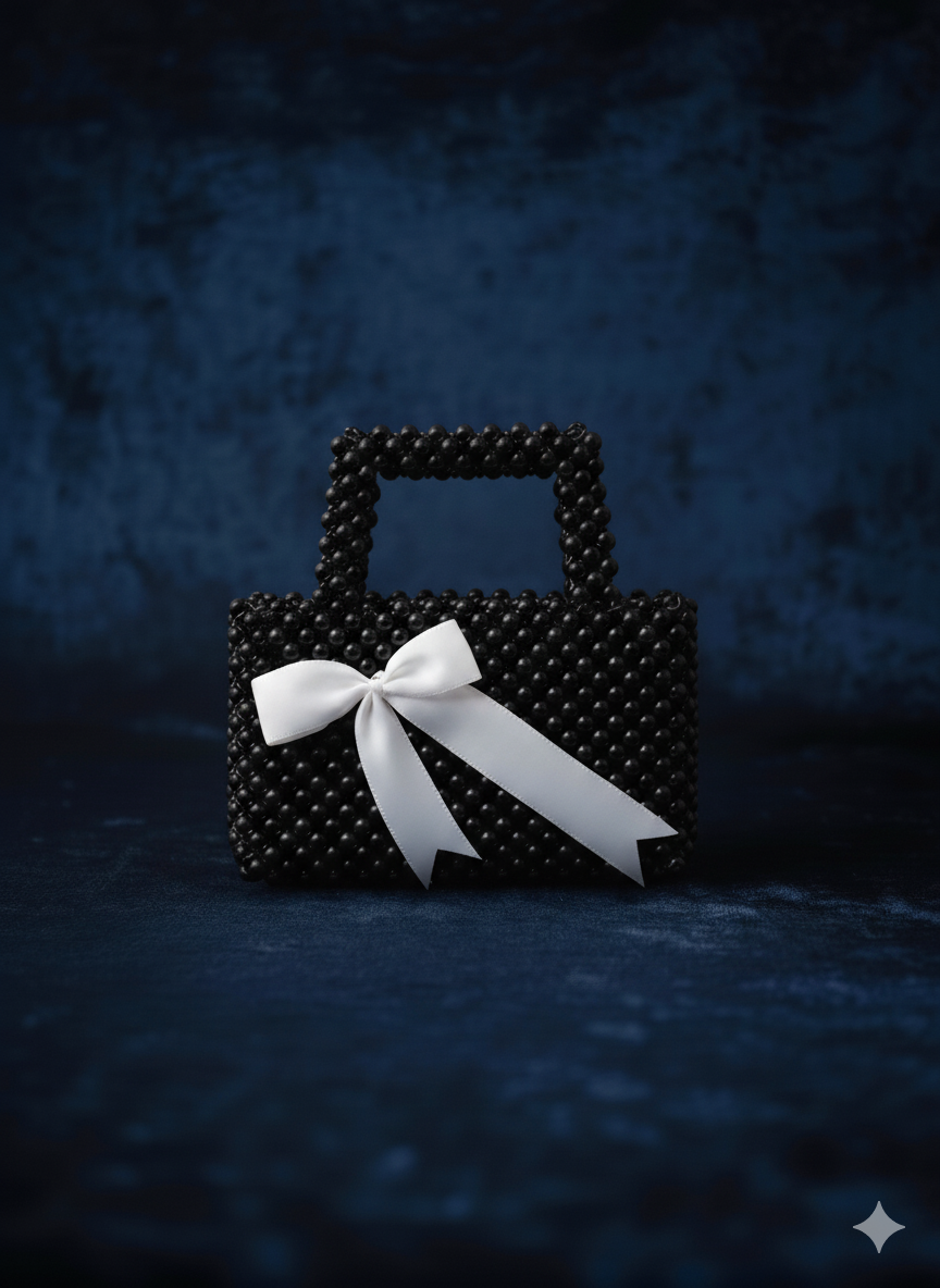 Pearl Grace Bow Hand Bag