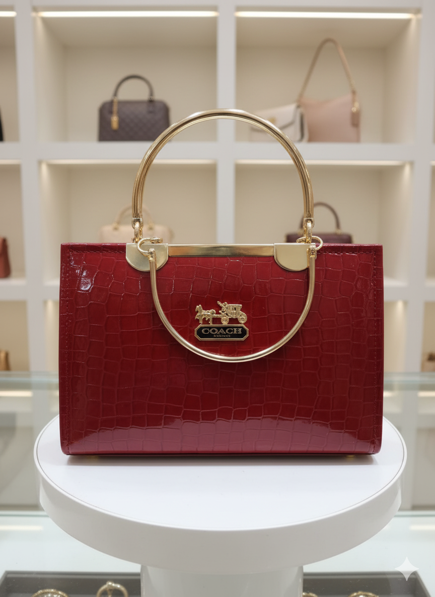 Royal Croc Charm Hand Bags