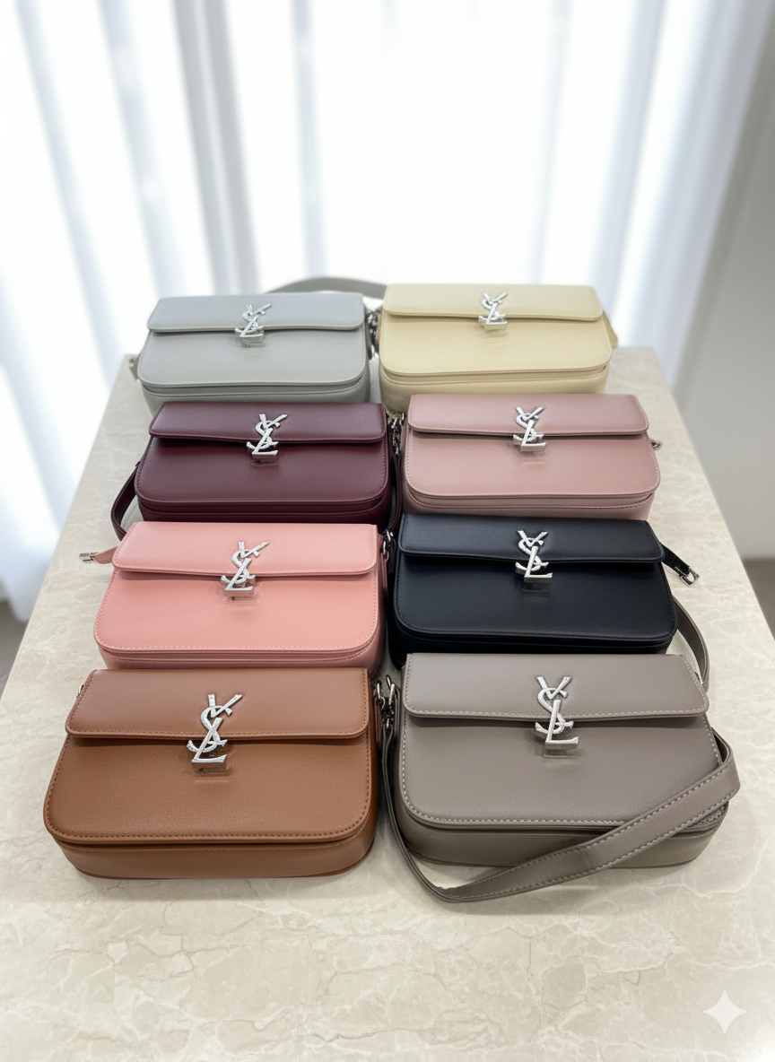 Elegance Logo Flap Shoulder / Hand Bags