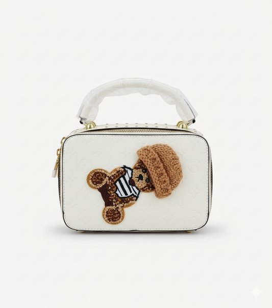 Teddy Charm Box Bag
