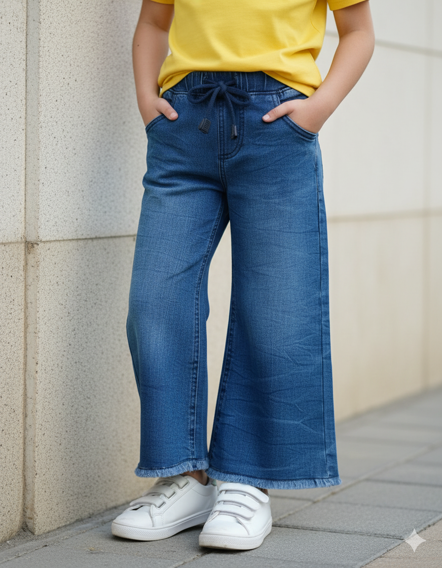 Medium Blue Marble Flapper Girls