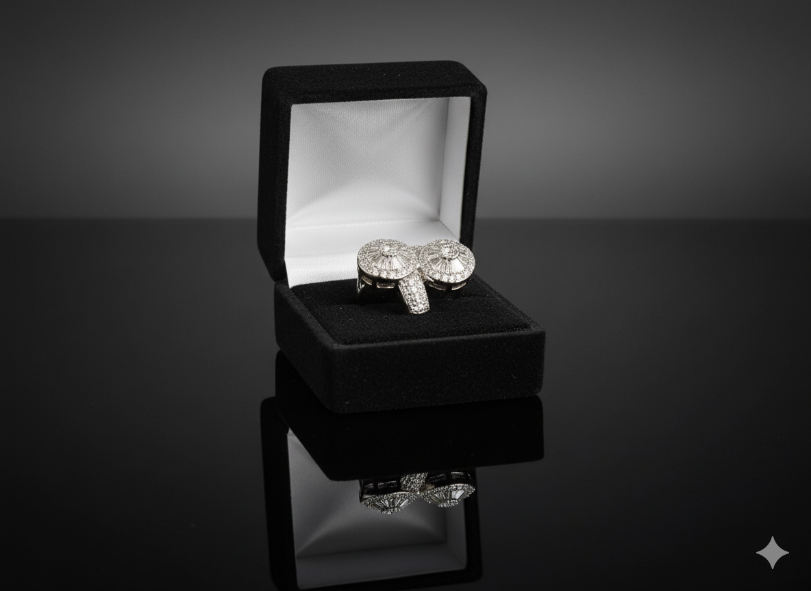 Halo Stream Adjustable Ring Jewelry