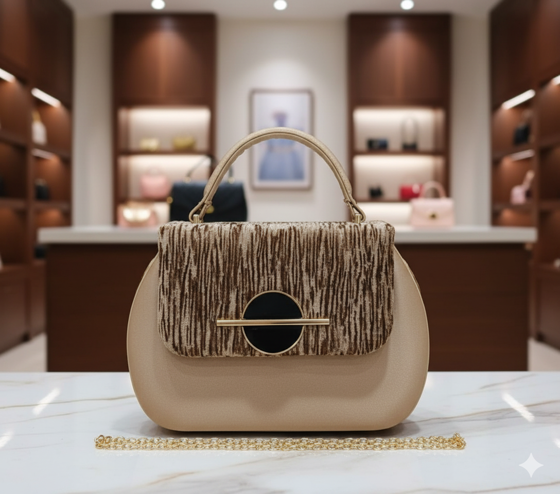 Velvet Charm Luxe Handle Bags