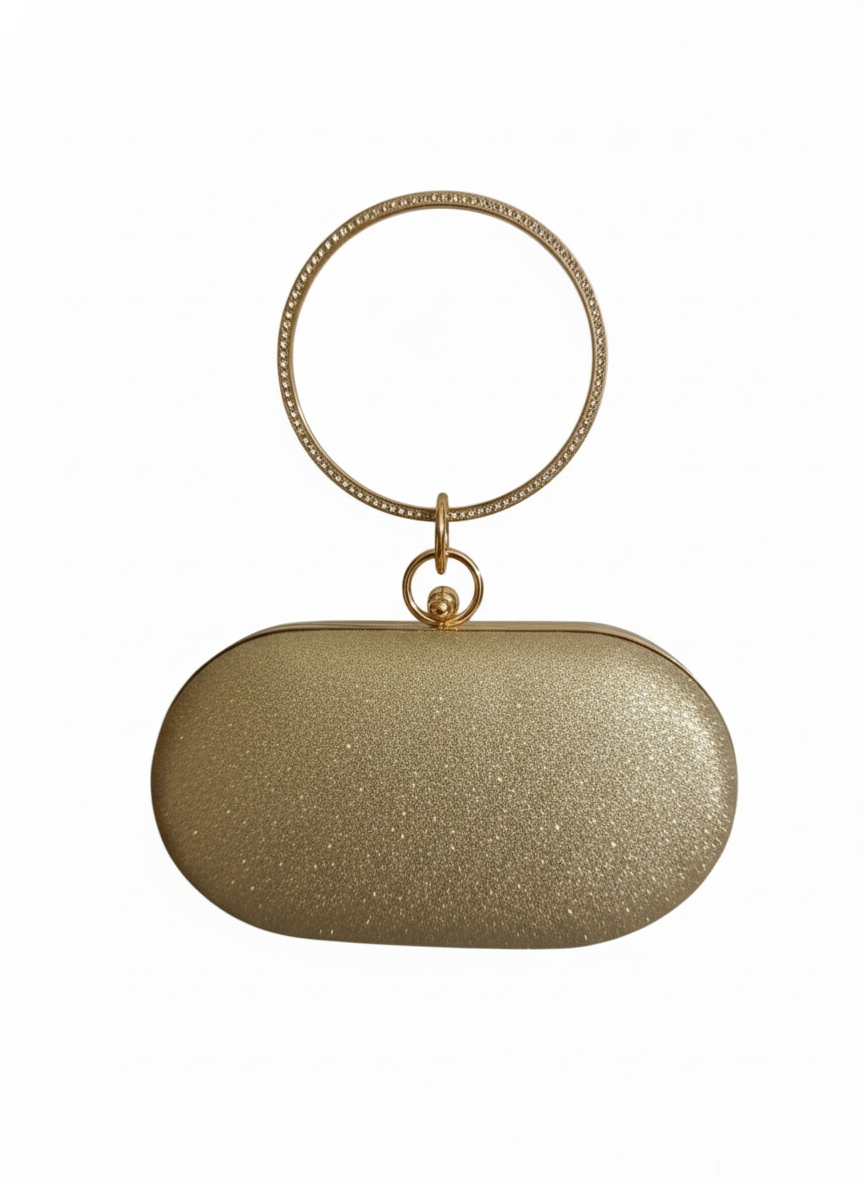 Gleaming Circle Elegance Clutch / Bag