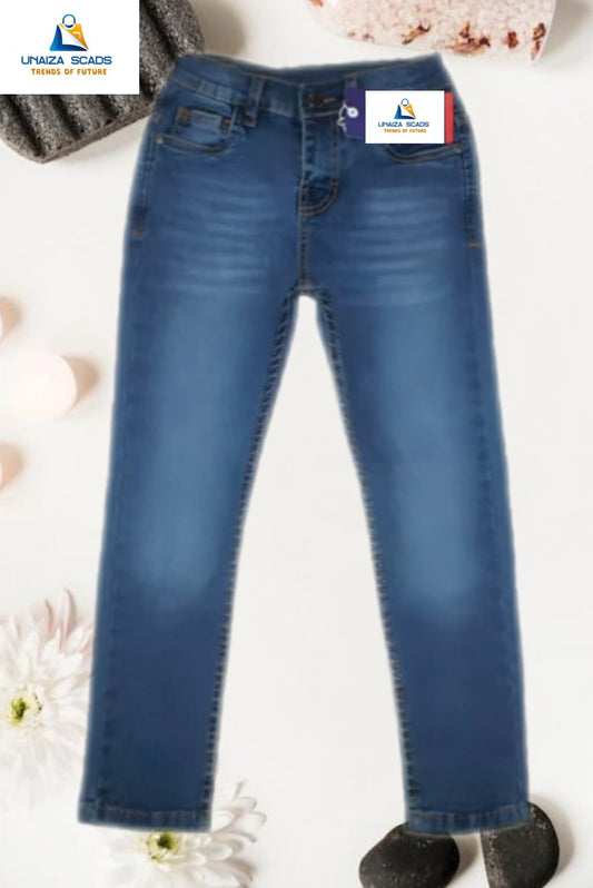 Boys' Slim Fit Jeans - Medium Blue