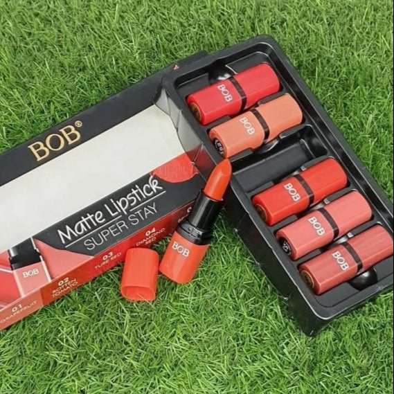 BOB Matte Super Stay Lipstick 6 in 1 Set Cosmetics