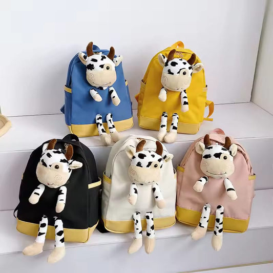 Cute Cow Plush Mini School Bags/Back Pack For Toddlers