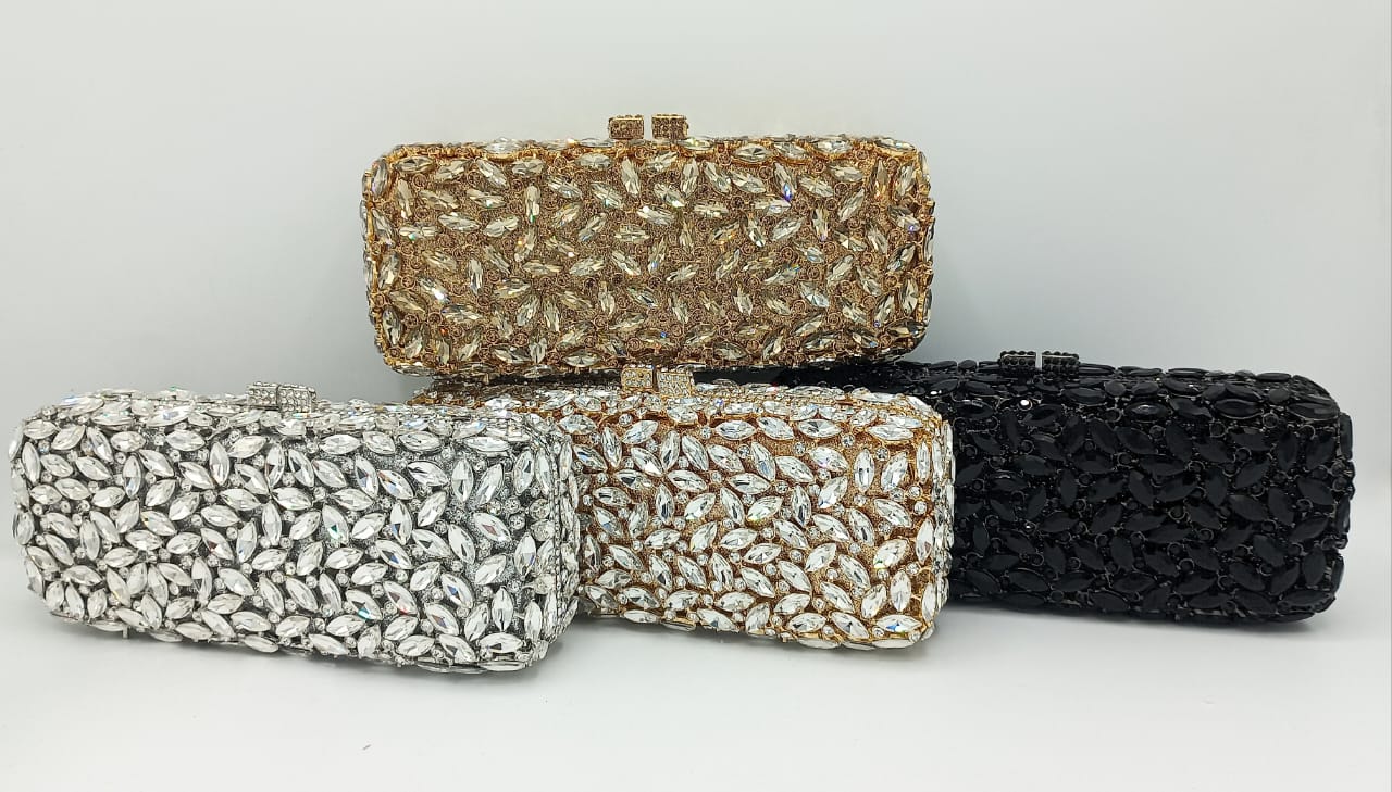 Crystal Bloom Luxe Clutch /Bags (Advance Payment Only)