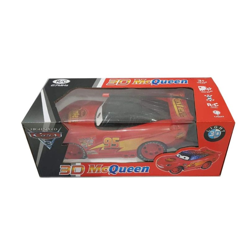 Disney 3D McQueen Remote Control Car With Colorful Lights Toys