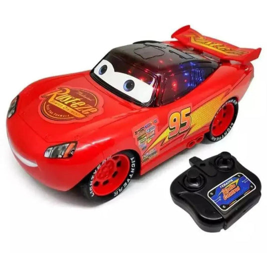 Disney 3D McQueen Remote Control Car With Colorful Lights Toys