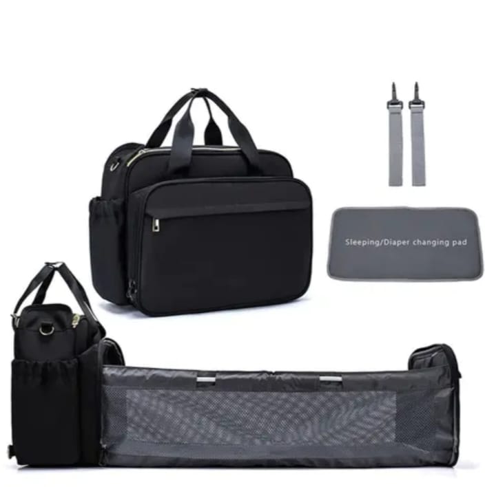 Baby Changing Tote Bag , 4 in 1 Convertible Smart Diaper Bag