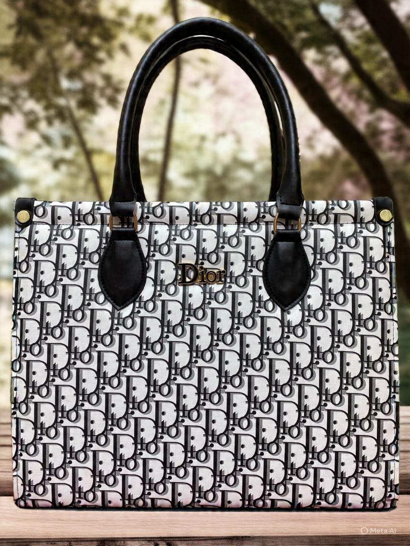 Classic Dior Pattern Tote Bag