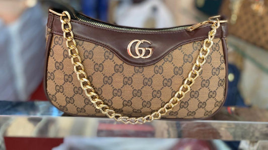 Monogram Luxe  Gucci Shoulder Bag