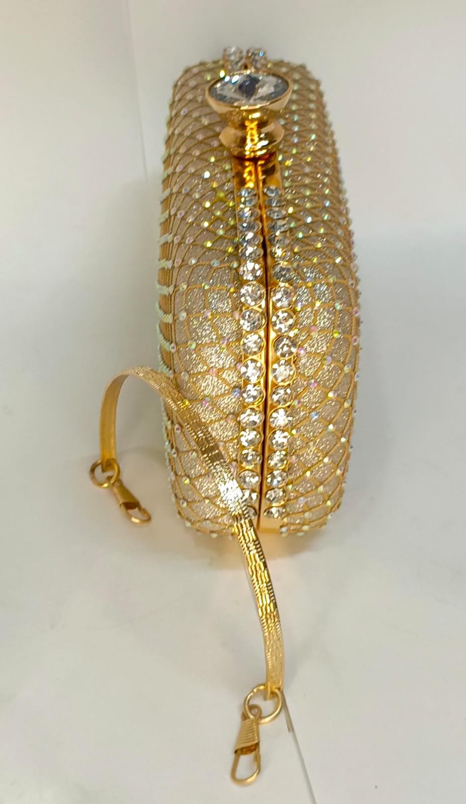 Radiant Stone Top Clutch / Bag