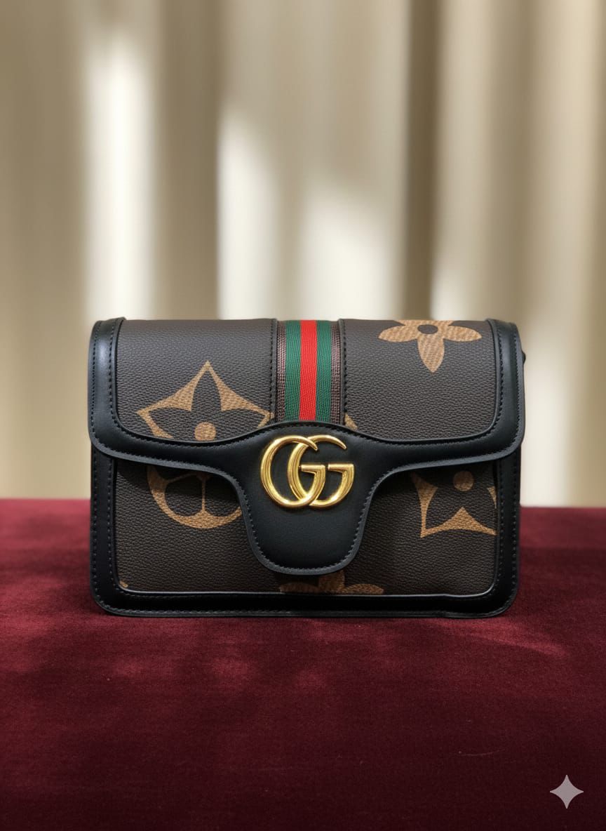 Golden Charm Shoulder Bag