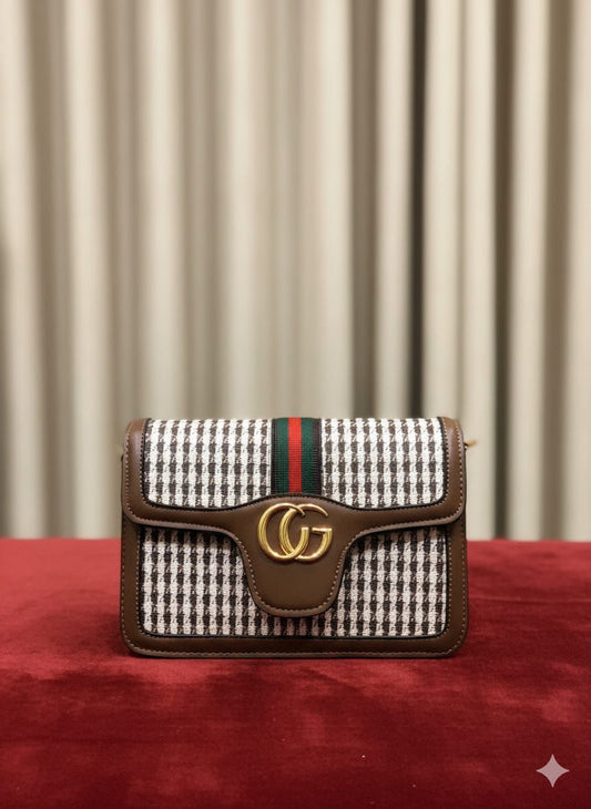 Golden Charm Shoulder Bag