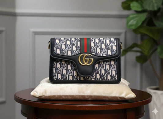 Golden Charm Shoulder Bag