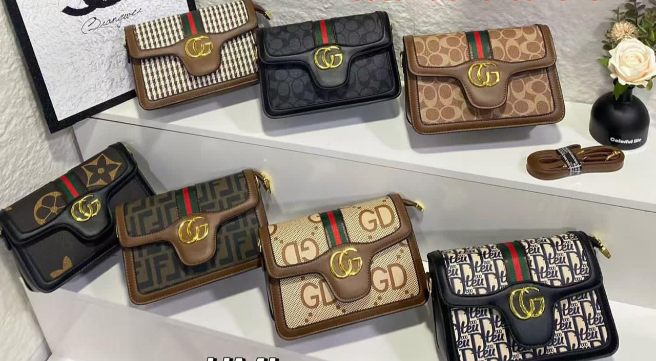 Golden Charm Shoulder Bag