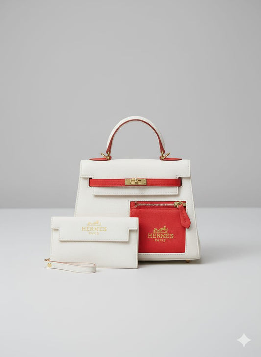 2 Pieces Ruby Classy Handbag Set Bag