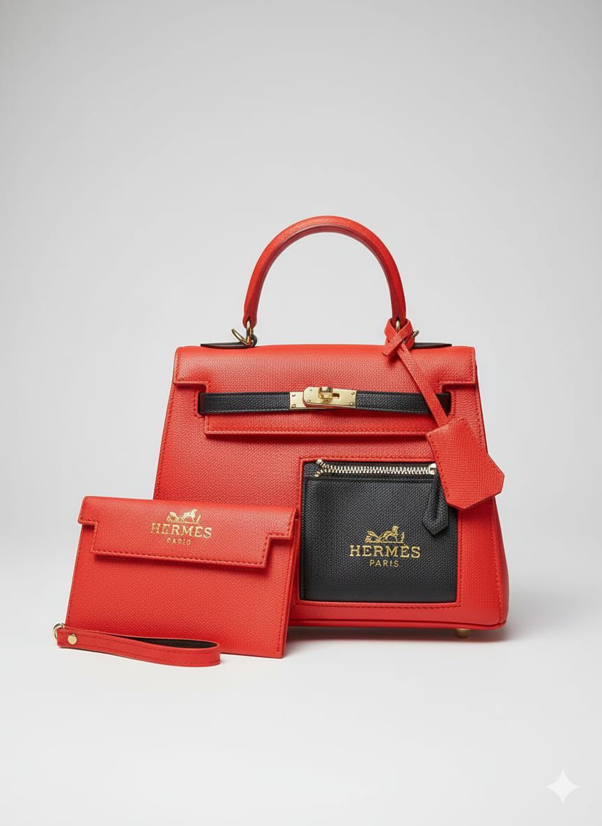 2 Pieces Ruby Classy Handbag Set Bag