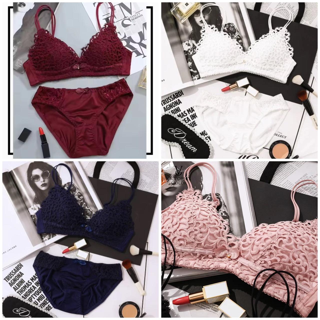 Luxe Romance Imported Bra Set Lingerie