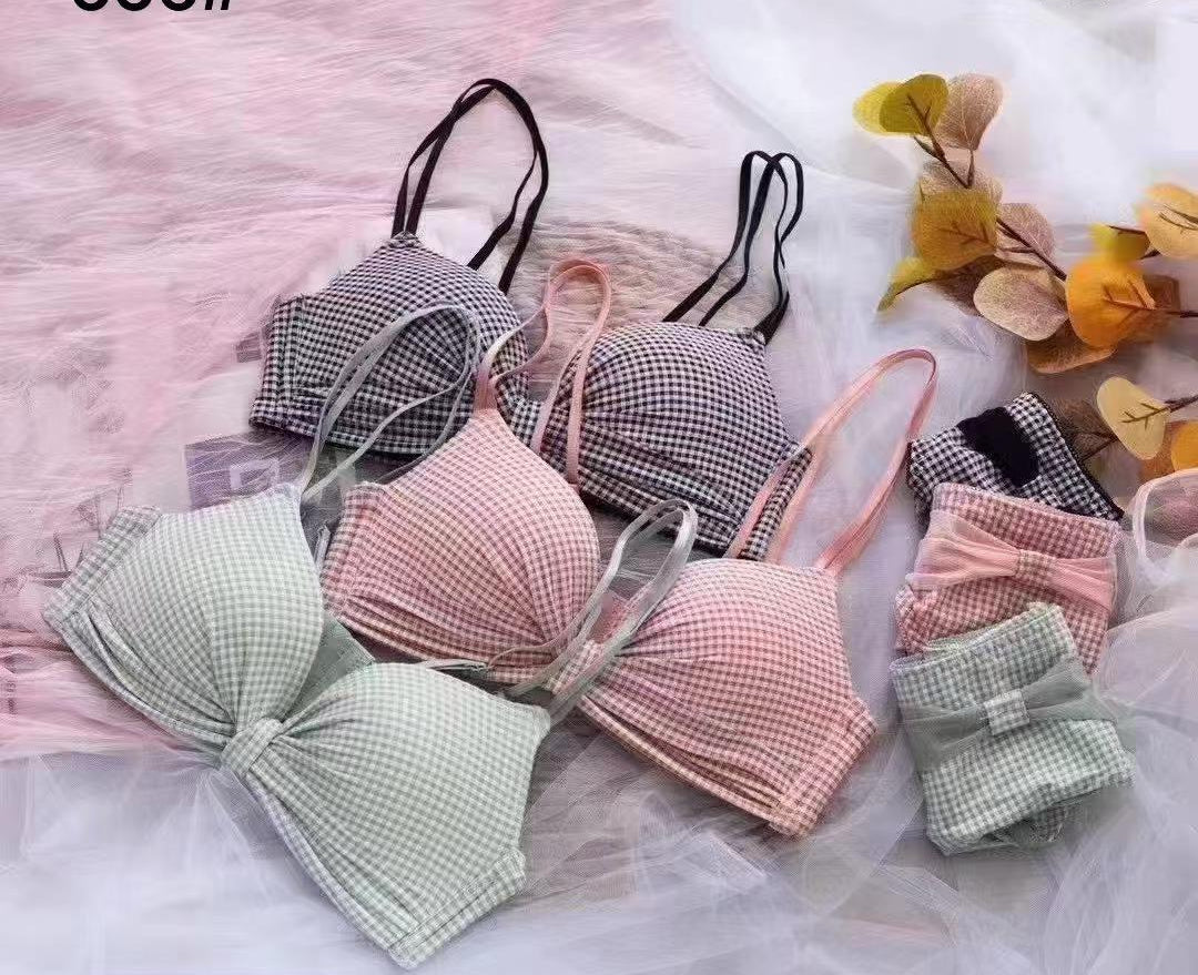 Pastel Charm Padded Bra Set Lingerie