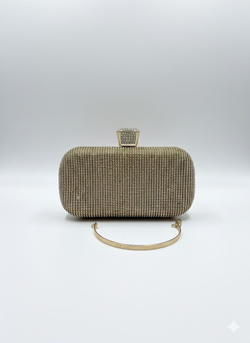 Starlit Glam Crystal Clutch Bags