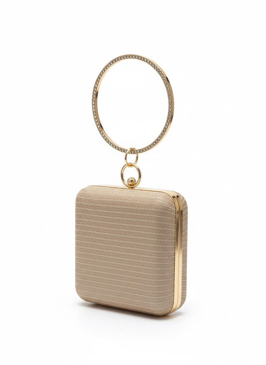 Luxe Halo Ring Clutch Bag