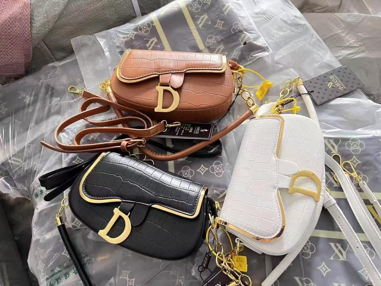 Croc Luxe Saddle Crossbody Bags