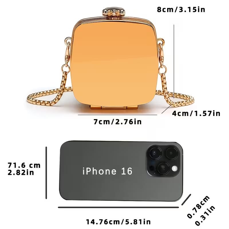 Trending Mini Box Cross Body Acrylic Pouch / Clutch Bags